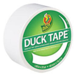 Duck Brand 1265015 Duck Tape 1.88 In. x 20 Yd. Colored Duct Tape, White 1265015