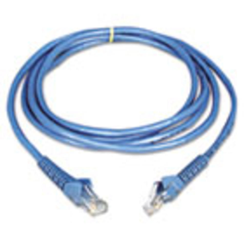 Tripp Lite Cat6 Gigabit Snagless Molded Patch Cable, RJ45 (M/M), 14 ft., Blue