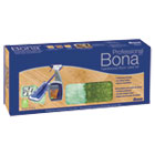 Bona Hardwood Floor Care Kit, 15" Head, 52" Handle, Blue