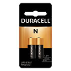 Duracell Specialty Alkaline Battery, N, 1.5V, 2/PK