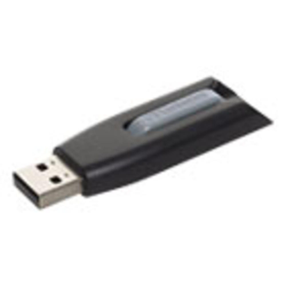 Verbatim Store 'n' Go V3 USB 3.0 Drive, 64 GB, Black/Gray
