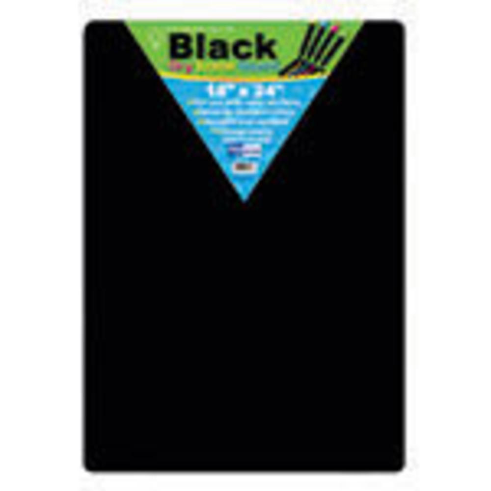 Flipside BLACK DRY ERASE BOARDS 18 X 24