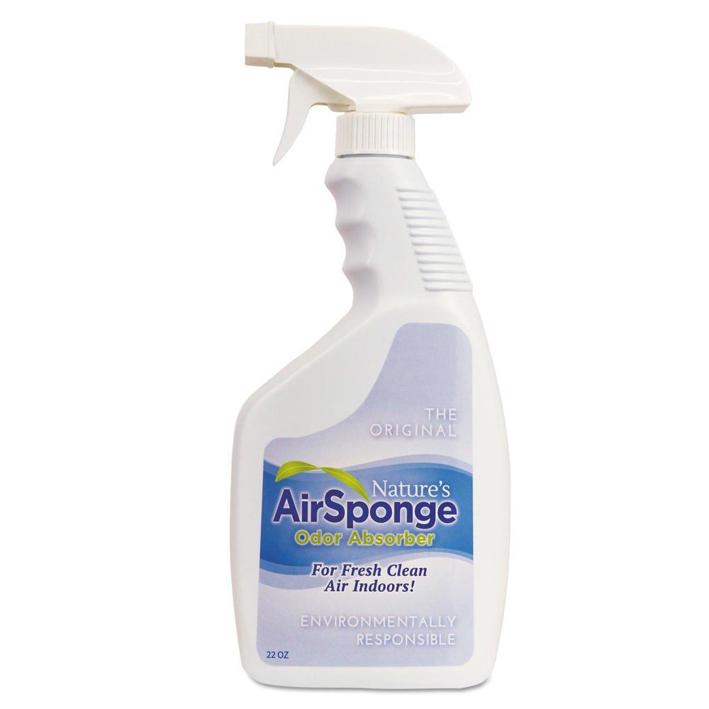 Natures Air Sponge Odor Absorber Spray, Fragrance Free, 22 oz Spray Bottle