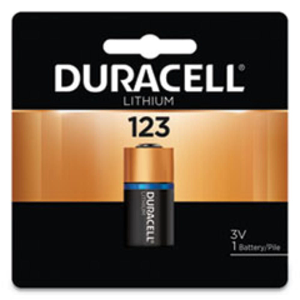 Duracell Specialty High-Power Lithium Battery, 123, 3V