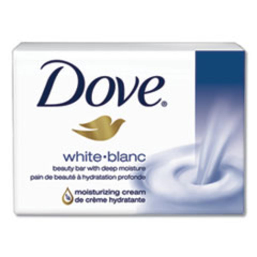 Dove Moisturizing Bar Soap, Pleasant Scent, 3.15oz, 48/Carton