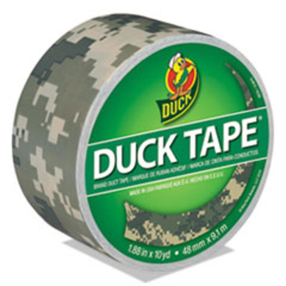 Duck Colored Duct Tape, 10 mil, 1.88" x 10 yds, 3" Core, Digital Camo