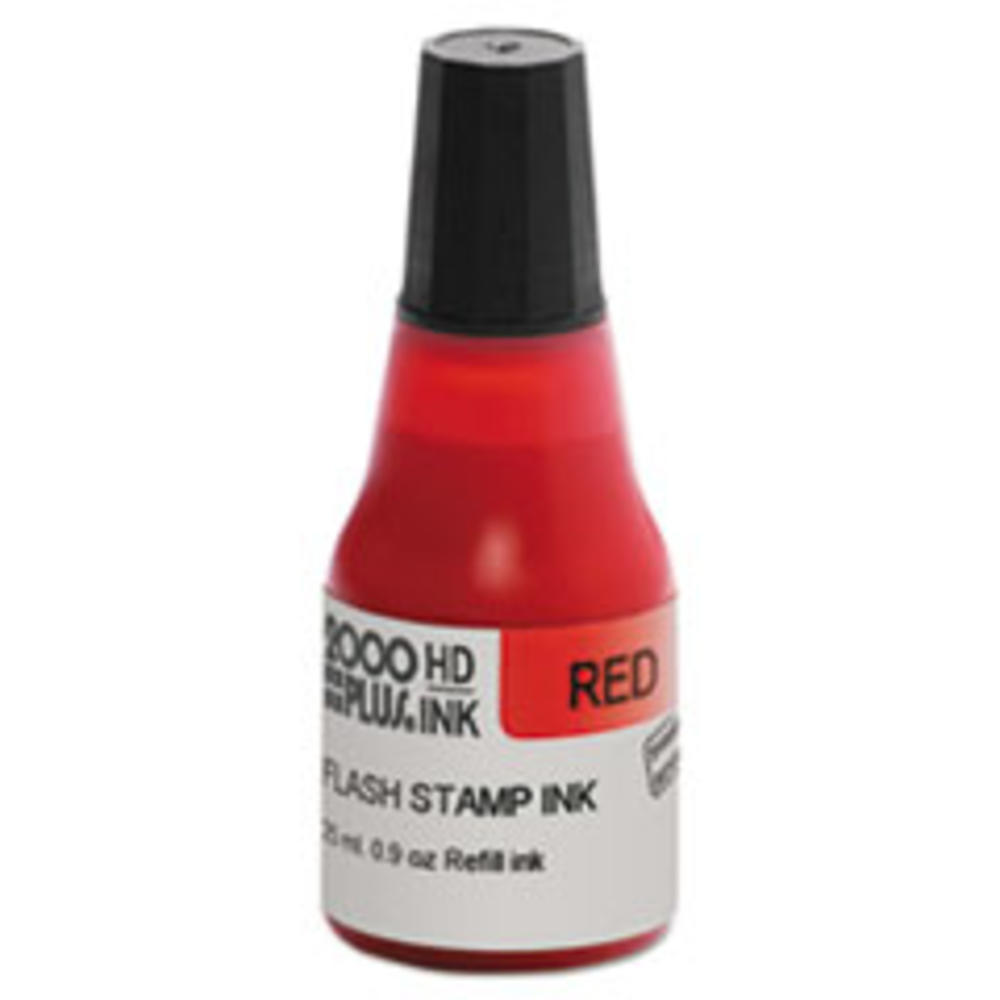 COSCO 2000PLUS&reg; Pre-Ink High Definition Refill Ink, Red, 0.9 oz. Bottle