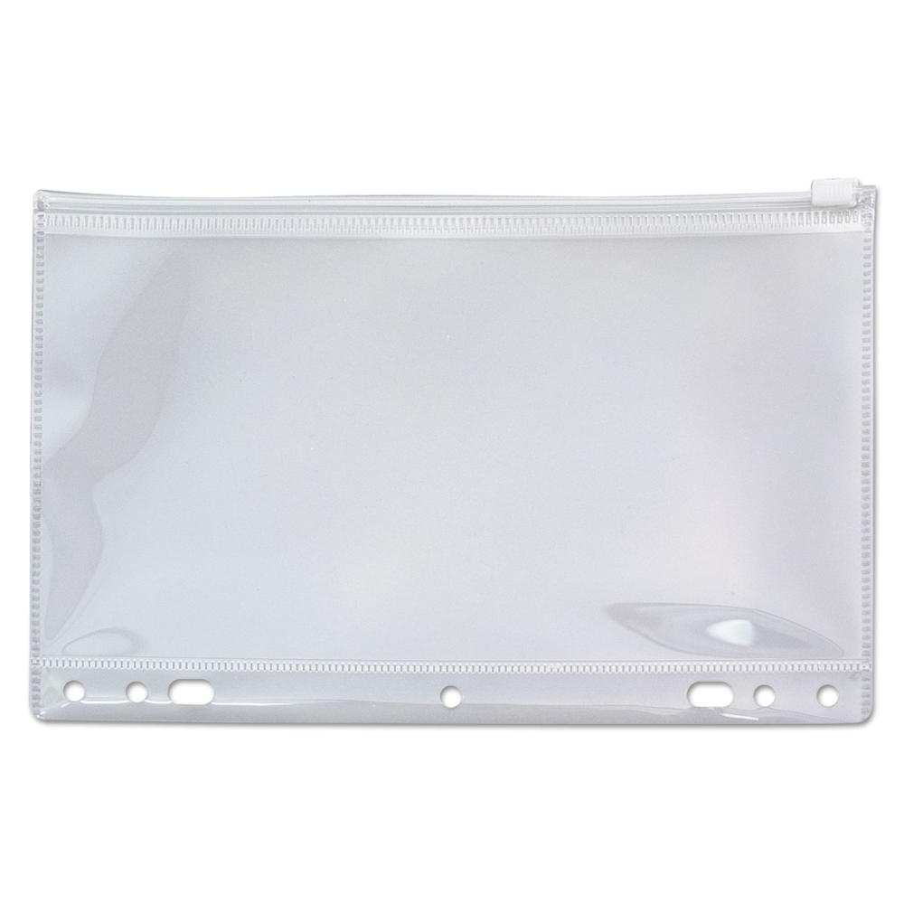 Anglers Zip-All Ring Binder Pocket, 6 x 9 1/2, Clear