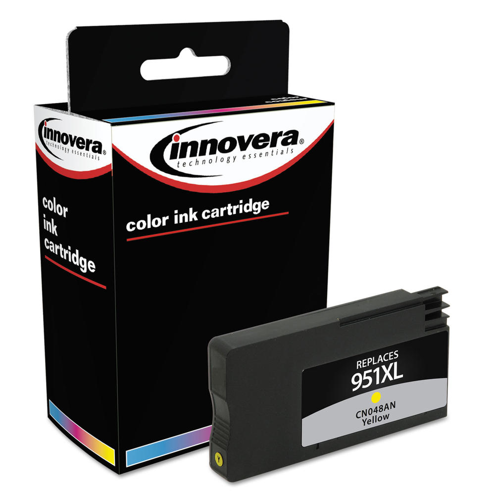 Innovera Remanufactured CN048AN (951XL) High-Yield Ink, 1500 Page-Yield, Yellow