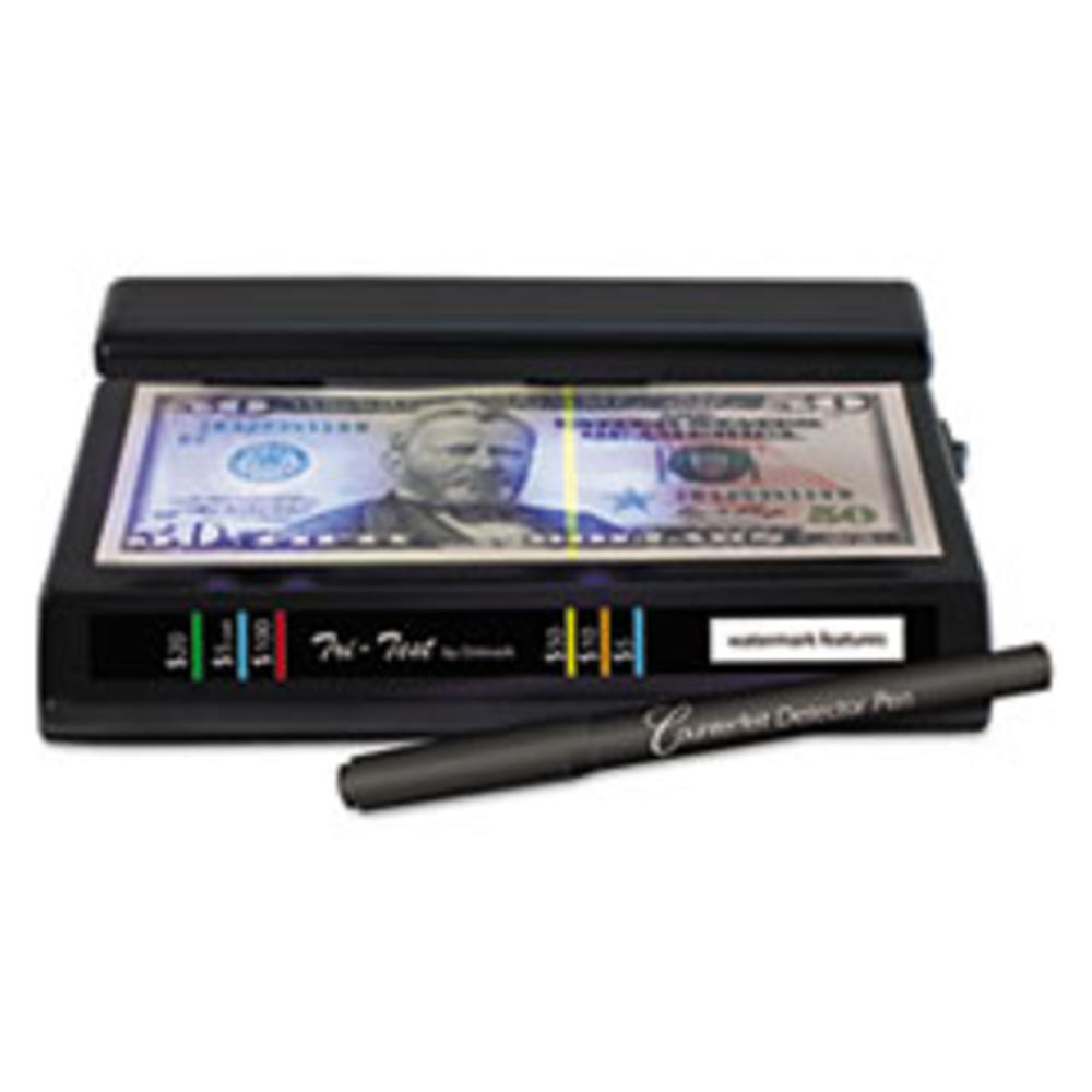 Dri-Mark Tri Test Counterfeit Bill Detector, UV with Pen, 7 x 4 x 2 1/2