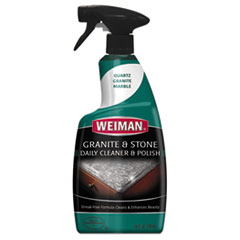 Weiman Granite Cleaner and Polish, Citrus Scent, 24 oz Bottle