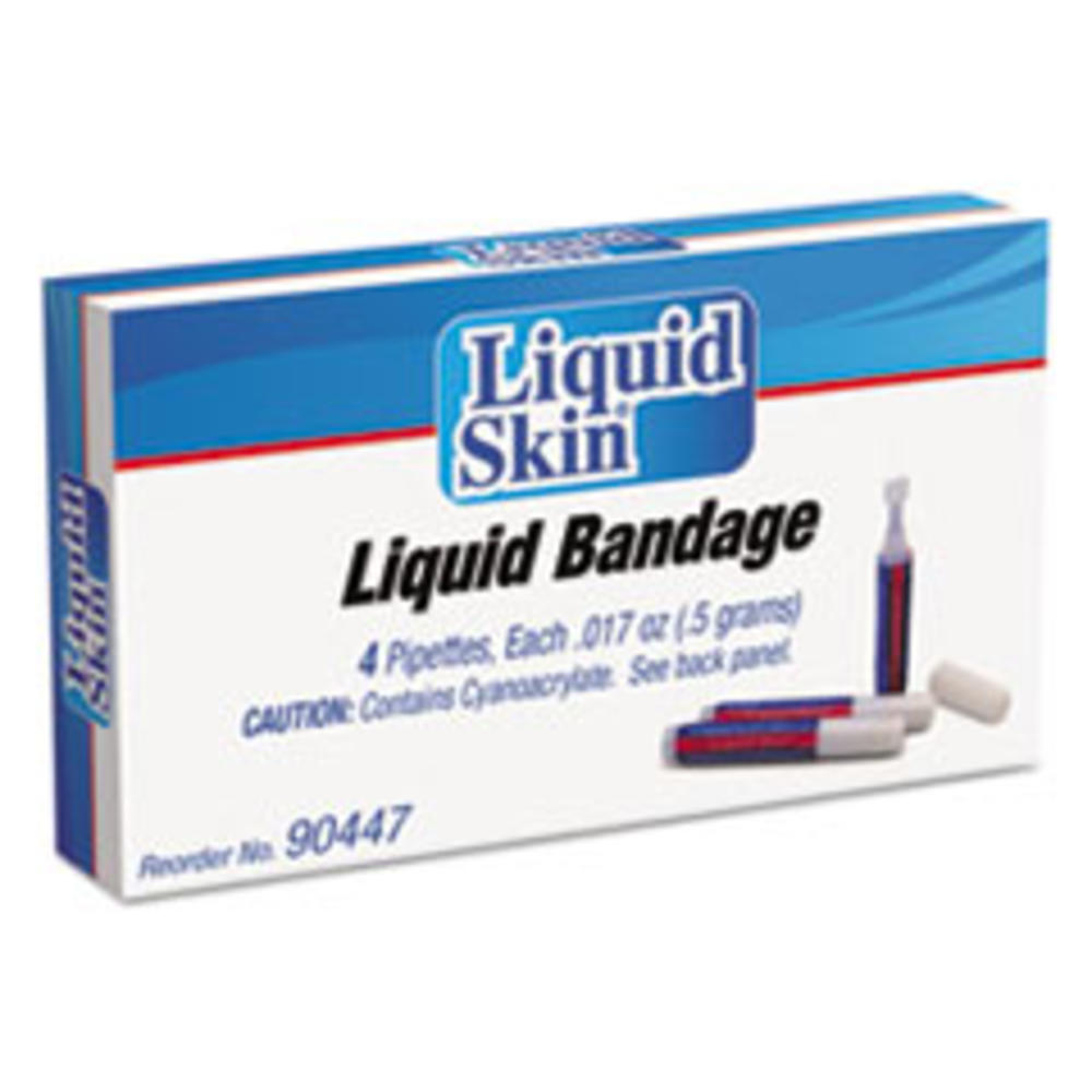 PhysiciansCare&reg; by First Aid Only&reg; Liquid Bandage, 0.017 oz Pipette, 4/Box