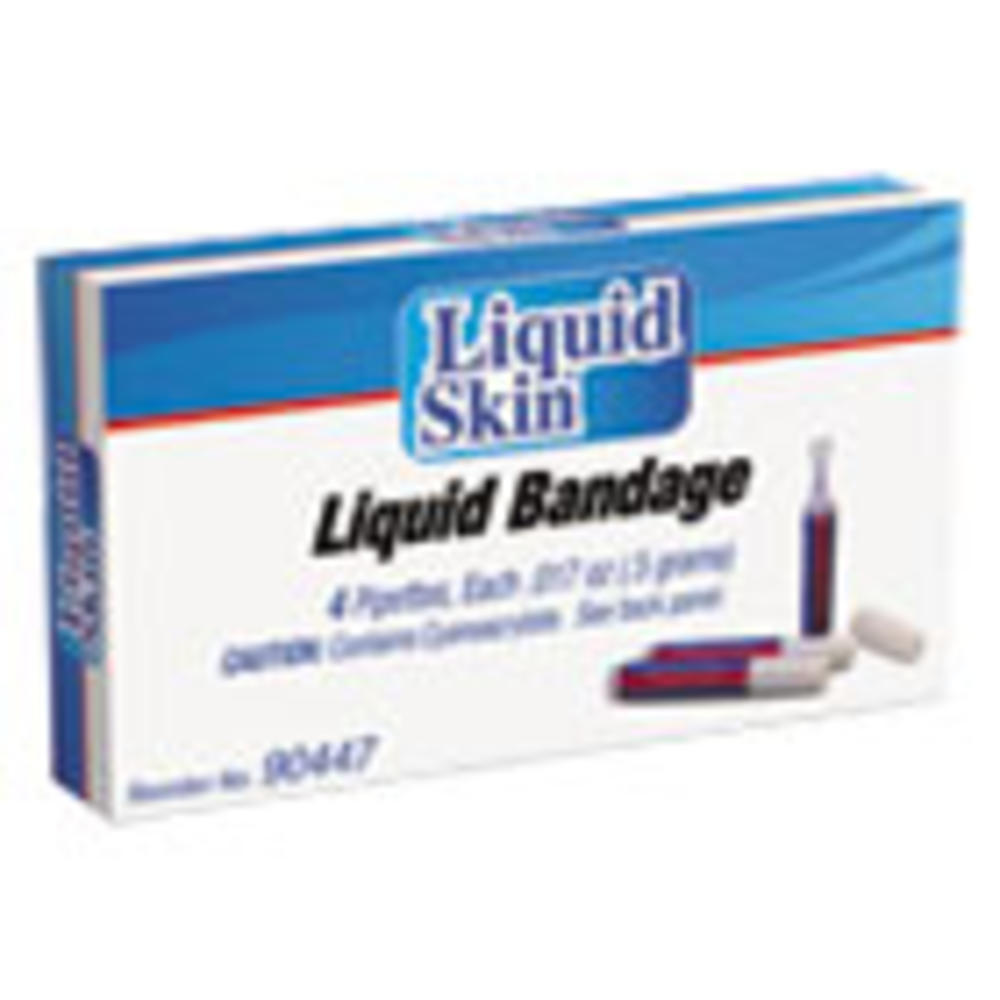 PhysiciansCare&reg; by First Aid Only&reg; Liquid Bandage, 0.017 oz Pipette, 4/Box