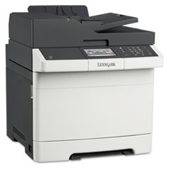COU CX410e Multifunction Color Laser Printer, Copy/Fax/Print/Scan