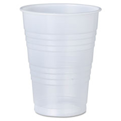 COU Galaxy Translucent Cups, Plastic, 10 oz, Clear, 1500/Carton