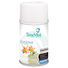 TimeMist Metered Fragrance Dispenser Refills, Clean N Fresh 6.6 oz Aerosol Can