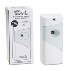 TimeMist Micro Ultra Concentrated Metered Aerosol Dispenser, 3w x 3d x 7h, Whit
