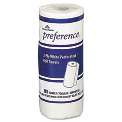 preference Perforated Paper Towel Roll, 8-4/5 x 11, White, 85/Roll, 30/Carton