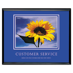 Advantus Customer Service Framed Motivational Print, 30 x 24