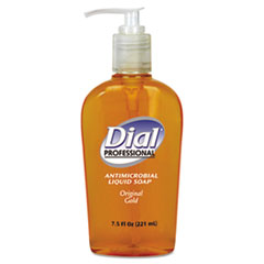 Liquid Dial Liquid Gold Antimicrobial Soap, Floral Fragrance, 7.5 oz Pump Bottle