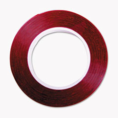 Cosco Art Tape, Red Gloss, 1/4 x 324