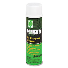 Misty Green All-Purpose Cleaner, Citrus Scent, 19 oz Aerosol Can, 12/Carton