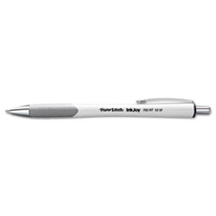 Paper-Mate InkJoy 700RT Ballpoint Pen, 1.0 mm, Black Ink, White Barrel, Dozen