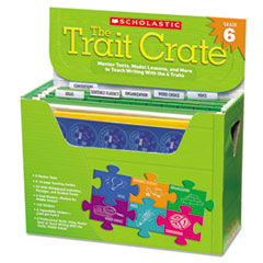 Scholastic Trait Crate, Grade 6, Six Books, Learning Guide, CD, More