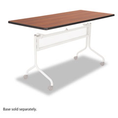 Safco Impromptu Mobile Training Table Top, Rectangular, 72w x 24d, Cherry