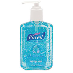 Purell Ocean Mist Instant Hand Sanitizer, 8oz. Pump Bottle, Blue