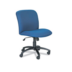 Safco Chair, Mid-Back, Big & Tall, Blue