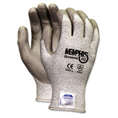 Memphis Dyneema Polyurethane Gloves, Small, White/Gray