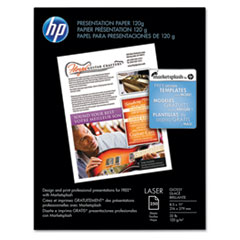 HP Color Laser Presentation Paper, 97 Brightness, 32lb, 8-1/2 x 11, White