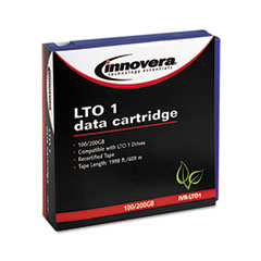 Innovera 1/2 inch Ultrium LTO Data Cartridge, 609m, 100GB Native/200GB Comp Cap
