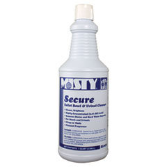 Misty Secure Hydrochloric Acid Bowl Cleaner, Mint Scent, 32 oz. Bottle, 12/C