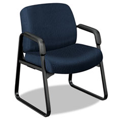 MotivationUSA * 3500 Series Guest Arm Chair, Black Frame/Mariner NT Tectonic Polyester