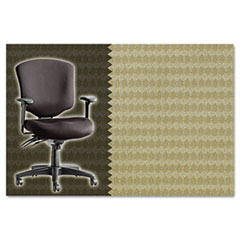 MotivationUSA * Wrigley Pro Series Mid-Back Multifunction Chair, Prism Linen