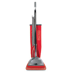 MotivationUSA * Commercial Standard Upright Vacuum, 19.8 lbs, Red/Gray