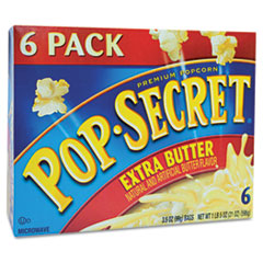 MotivationUSA * Microwave Popcorn, Extra Butter, 3.5 oz Bags, 6 Bags/Box