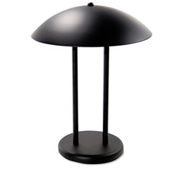 MotivationUSA * Two-Pole Dome Incandescent Desk/Table Lamp, Matte Black, 16-1/4 Inches
