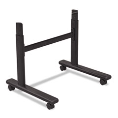 MotivationUSA * Height-Adjustable Flipper Table Base, 48w x 24d x 28-1/2 to 45h, Black