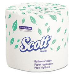 MotivationUSA * SCOTT Standard Roll Bathroom Tissue, 2-Ply, 550 Sheets/Roll, 80/Carton
