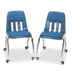 MotivationUSA * Padded Teacher's Chair, 18-5/8 x 21 x 30, Navy