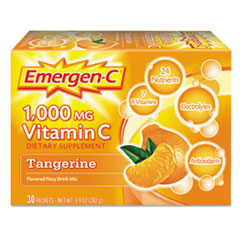 Emergen-C Immune Defense Drink Mix, Tangerine, 0.3 oz Packet, 50/Pack