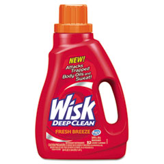 Wisk Deep Clean Laundry Detergent, Fresh Breeze, 50 oz Bottle