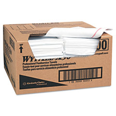 Kimberly-Clark WYPALL X50 Wipers, 23 1/2w x 12 1/2l, White