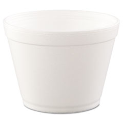 Dart Heavy Duty Foam Container, Hot/Cold, 16 Ounces, White, 25/Bag