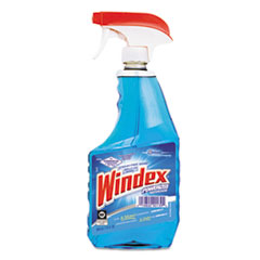 Windex Ammonia-D Glass Cleaner, 32oz Trigger Spray Bottle, 12