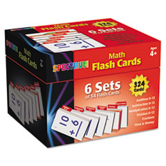 MotivationUSA * Flash Cards Boxed Set, Math, 4 3/5 x 4 1/4, 354 Cards