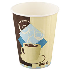 MotivationUSA * Tuscan Caf Insulated Paper Hot Cups, 12oz, White